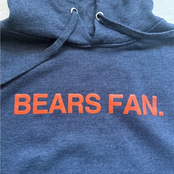 Obvious Shirts Chicago Bears Bears Fan Hoodie Small - Picture 2 of 8